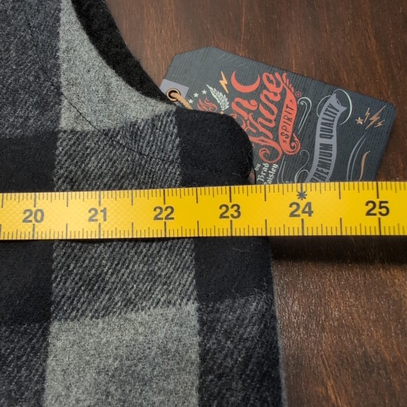 NWT Moonshine Spirit Countryman Vest Mens Large Sherpa Lined Wool Buffalo Check - Picture 10 of 11